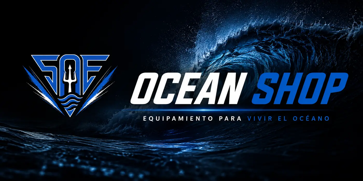 Banner de la Ocean Shop de Strait of Emotions, equipamiento para vivir el océano